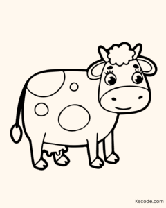 cow to draw