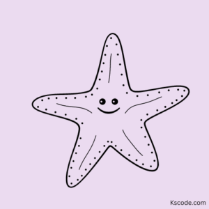 Starfish to draw