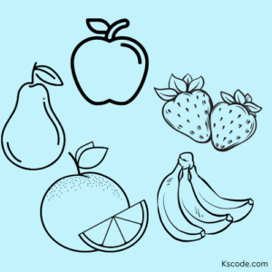 fruit to draw