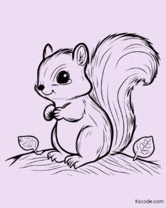 squirrel things to draw